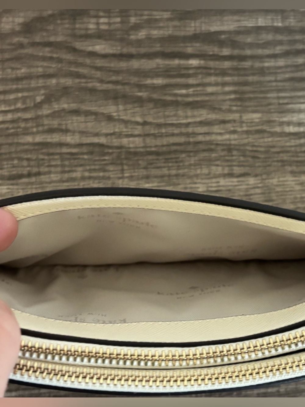 EUC Kate Spade "Oh What Fun" Nutcracker Double Zip Wristlet - Picture 8 of 13